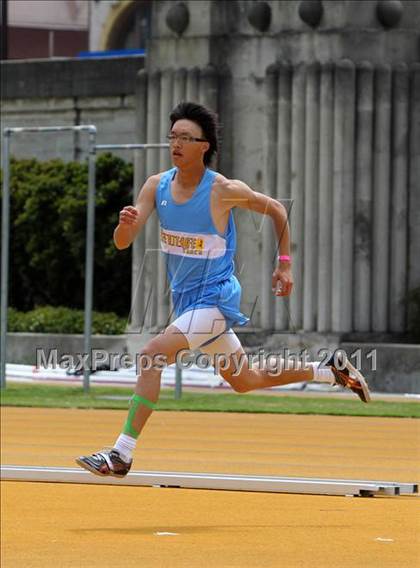 Thumbnail 1 in CIF NCS Masters Track & Field Championships (Boys High Jump) photogallery.