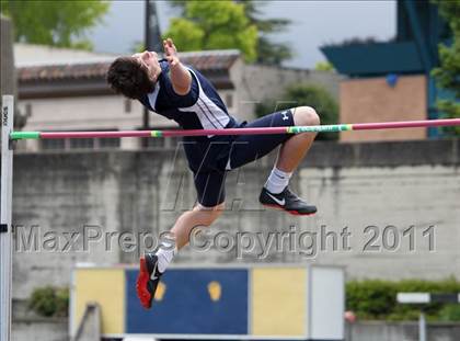 Thumbnail 3 in CIF NCS Masters Track & Field Championships (Boys High Jump) photogallery.