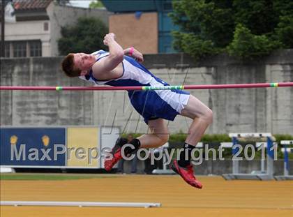 Thumbnail 3 in CIF NCS Masters Track & Field Championships (Boys High Jump) photogallery.