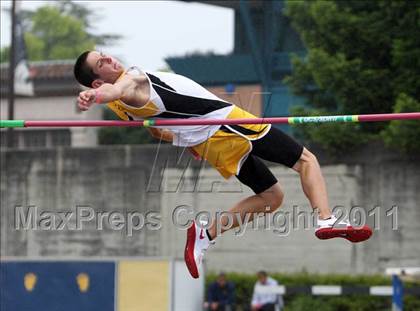 Thumbnail 1 in CIF NCS Masters Track & Field Championships (Boys High Jump) photogallery.