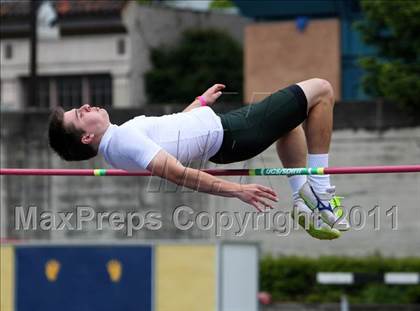 Thumbnail 1 in CIF NCS Masters Track & Field Championships (Boys High Jump) photogallery.