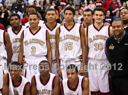 Thumbnail 3 in Miller Grove vs. St. Anthony (Spalding Hoophall Classic) photogallery.