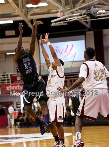 Thumbnail 1 in Miller Grove vs. St. Anthony (Spalding Hoophall Classic) photogallery.
