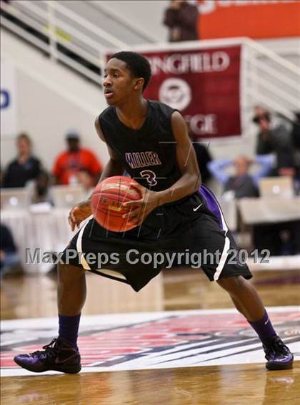 Thumbnail 3 in Miller Grove vs. St. Anthony (Spalding Hoophall Classic) photogallery.