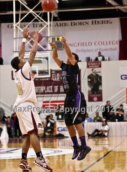 Thumbnail 1 in Miller Grove vs. St. Anthony (Spalding Hoophall Classic) photogallery.