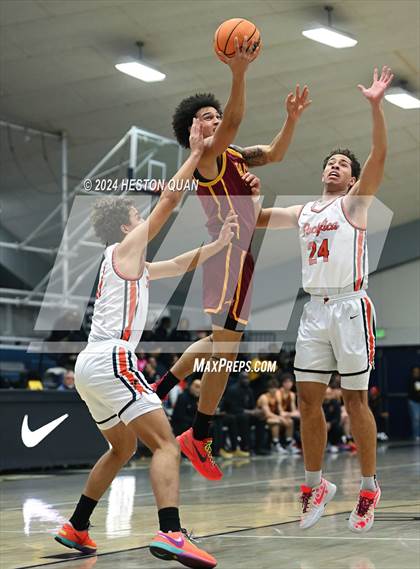 Thumbnail 2 in Pacifica Christian/Orange County vs. Central Catholic (MLK Dream Classic) photogallery.