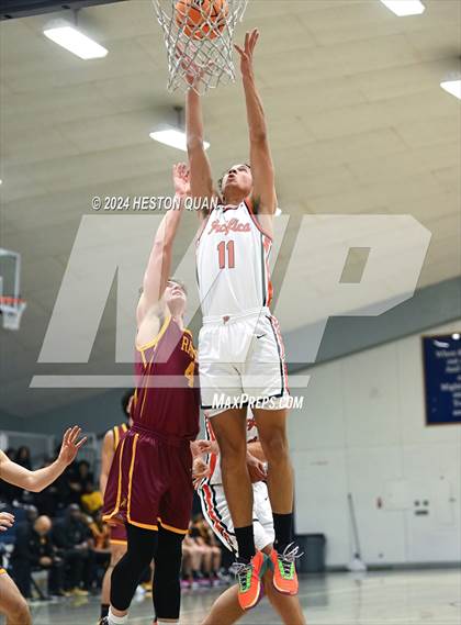 Thumbnail 1 in Pacifica Christian/Orange County vs. Central Catholic (MLK Dream Classic) photogallery.