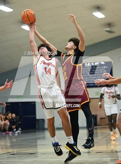 Thumbnail 2 in Pacifica Christian/Orange County vs. Central Catholic (MLK Dream Classic) photogallery.