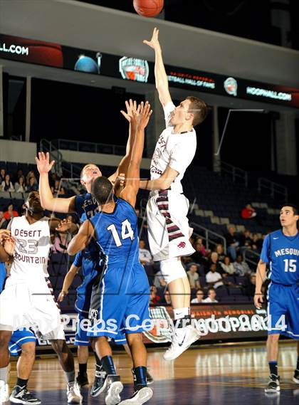 Thumbnail 1 in Desert Mountain vs. Mesquite (Hoophall West Tournament)  photogallery.