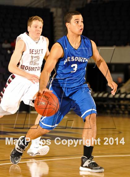 Thumbnail 2 in Desert Mountain vs. Mesquite (Hoophall West Tournament)  photogallery.