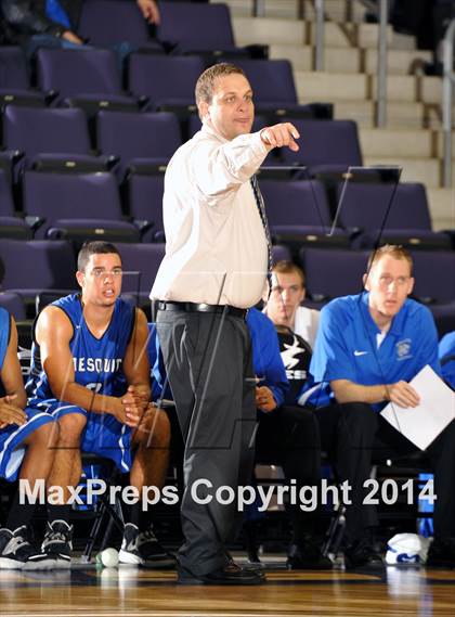 Thumbnail 1 in Desert Mountain vs. Mesquite (Hoophall West Tournament)  photogallery.