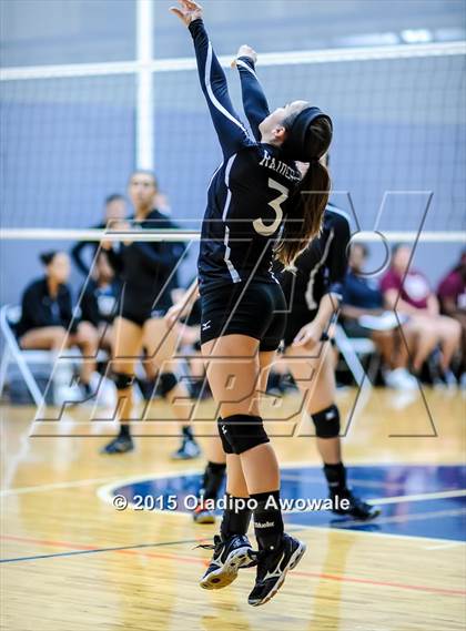 Thumbnail 2 in Wylie East vs Wylie (GISD Volleyball Tournament) photogallery.