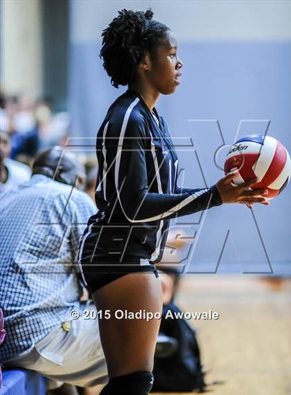 Thumbnail 3 in Wylie East vs Wylie (GISD Volleyball Tournament) photogallery.