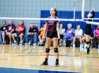 Thumbnail 2 in Wylie East vs Wylie (GISD Volleyball Tournament) photogallery.