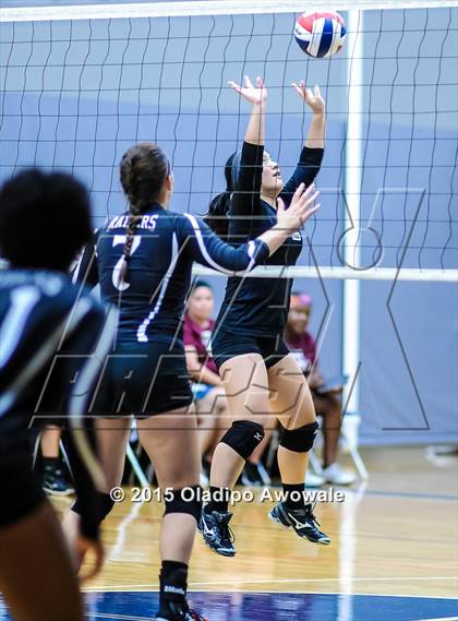 Thumbnail 3 in Wylie East vs Wylie (GISD Volleyball Tournament) photogallery.