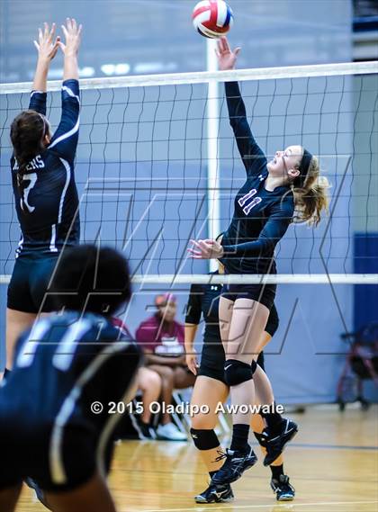 Thumbnail 2 in Wylie East vs Wylie (GISD Volleyball Tournament) photogallery.