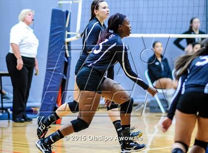 Thumbnail 3 in Wylie East vs Wylie (GISD Volleyball Tournament) photogallery.