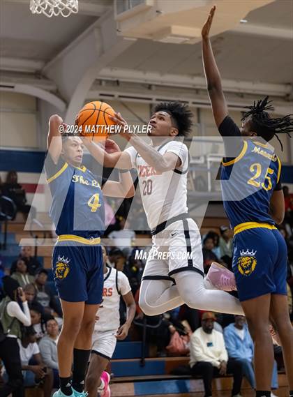 Thumbnail 3 in South View vs. New Life Christian Academy (MLK Dream Jam 2024) photogallery.