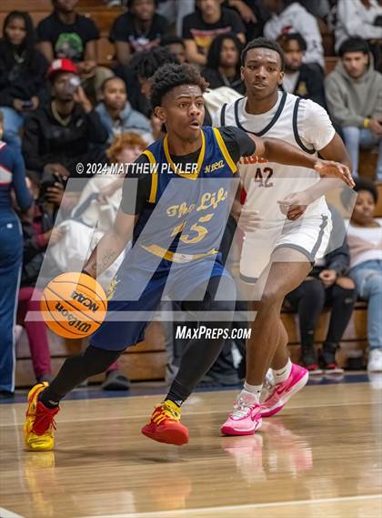 Thumbnail 2 in South View vs. New Life Christian Academy (MLK Dream Jam 2024) photogallery.
