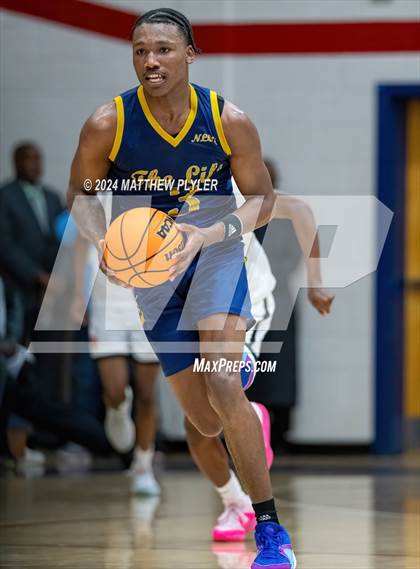 Thumbnail 1 in South View vs. New Life Christian Academy (MLK Dream Jam 2024) photogallery.
