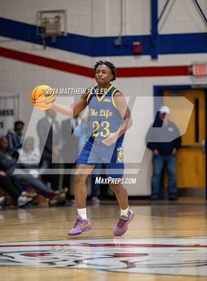 Thumbnail 2 in South View vs. New Life Christian Academy (MLK Dream Jam 2024) photogallery.
