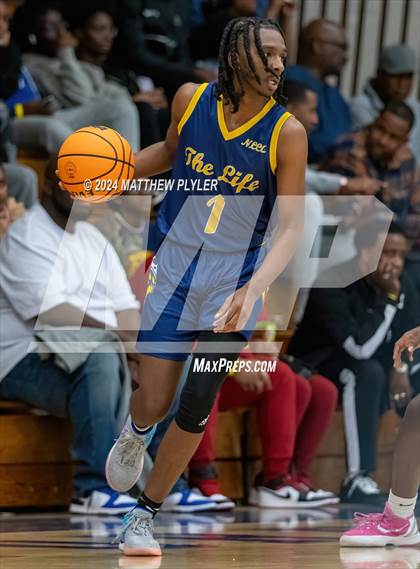 Thumbnail 1 in South View vs. New Life Christian Academy (MLK Dream Jam 2024) photogallery.