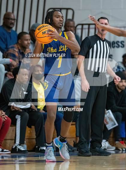 Thumbnail 2 in South View vs. New Life Christian Academy (MLK Dream Jam 2024) photogallery.