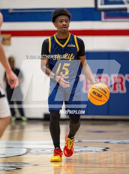 Thumbnail 2 in South View vs. New Life Christian Academy (MLK Dream Jam 2024) photogallery.