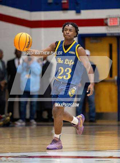 Thumbnail 1 in South View vs. New Life Christian Academy (MLK Dream Jam 2024) photogallery.