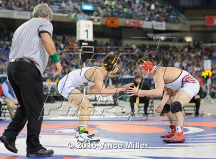Thumbnail 3 in WIAA 3A 152 LB Championship  photogallery.