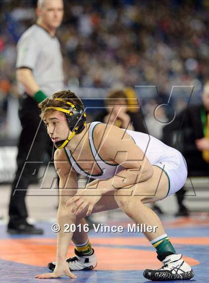 Thumbnail 3 in WIAA 3A 152 LB Championship  photogallery.