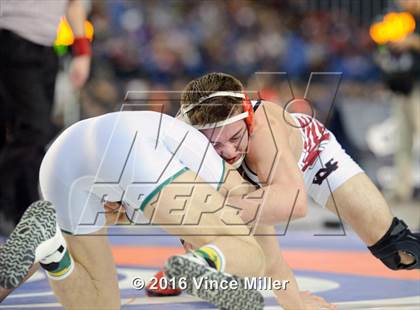 Thumbnail 2 in WIAA 3A 152 LB Championship  photogallery.