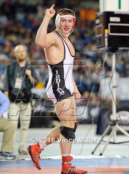 Thumbnail 2 in WIAA 3A 152 LB Championship  photogallery.