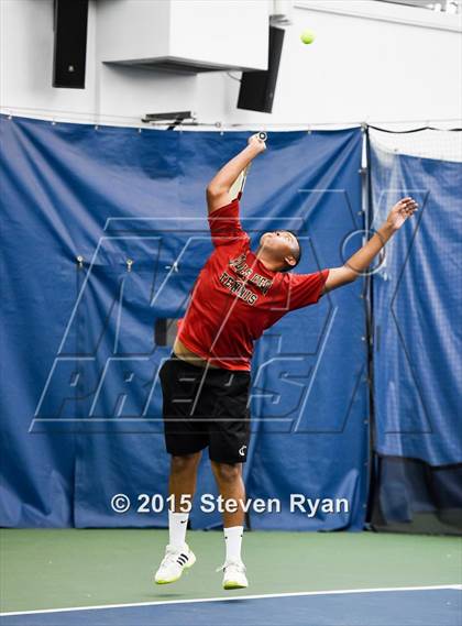 Thumbnail 1 in NYSPHSAA Tennis Championships (Day 1) photogallery.