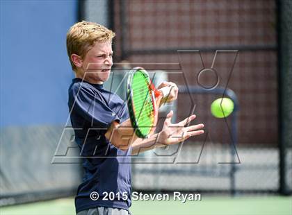 Thumbnail 1 in NYSPHSAA Tennis Championships (Day 1) photogallery.