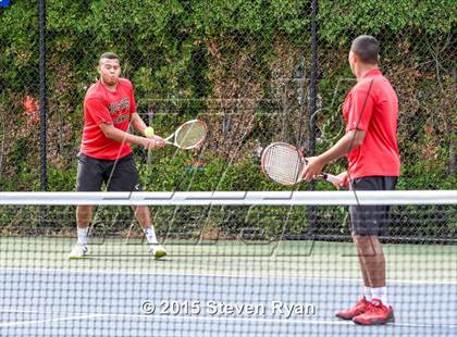 Thumbnail 1 in NYSPHSAA Tennis Championships (Day 1) photogallery.