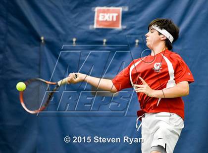 Thumbnail 1 in NYSPHSAA Tennis Championships (Day 1) photogallery.