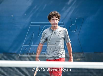 Thumbnail 1 in NYSPHSAA Tennis Championships (Day 1) photogallery.