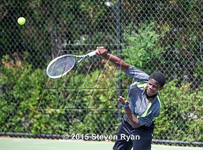 Thumbnail 1 in NYSPHSAA Tennis Championships (Day 1) photogallery.