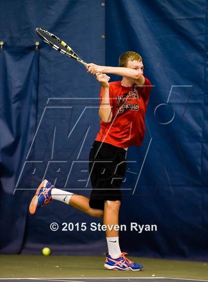Thumbnail 1 in NYSPHSAA Tennis Championships (Day 1) photogallery.