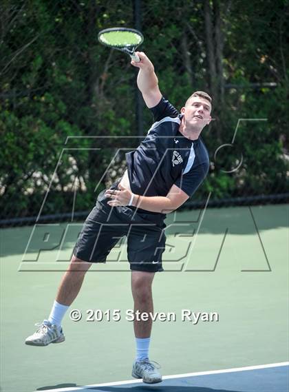 Thumbnail 1 in NYSPHSAA Tennis Championships (Day 1) photogallery.