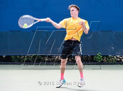 Thumbnail 1 in NYSPHSAA Tennis Championships (Day 1) photogallery.