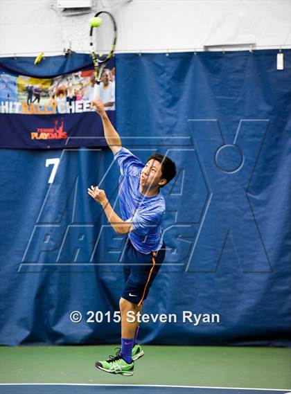 Thumbnail 3 in NYSPHSAA Tennis Championships (Day 1) photogallery.