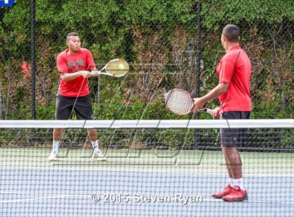 Thumbnail 1 in NYSPHSAA Tennis Championships (Day 1) photogallery.