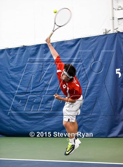 Thumbnail 3 in NYSPHSAA Tennis Championships (Day 1) photogallery.