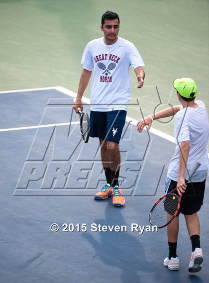 Thumbnail 2 in NYSPHSAA Tennis Championships (Day 1) photogallery.