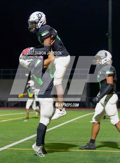 Thumbnail 1 in Virgin Valley vs Sports Leadership & Management (NIAA 3A Southern Region Quarterfinal Playoff) photogallery.