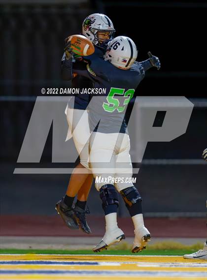 Thumbnail 1 in Virgin Valley vs Sports Leadership & Management (NIAA 3A Southern Region Quarterfinal Playoff) photogallery.