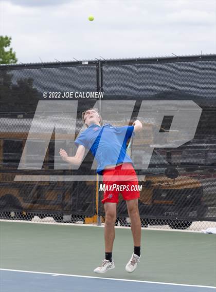 Thumbnail 1 in Westlake vs Plano West (UIL 6A Boys Doubles Tennis State Semifinal) photogallery.
