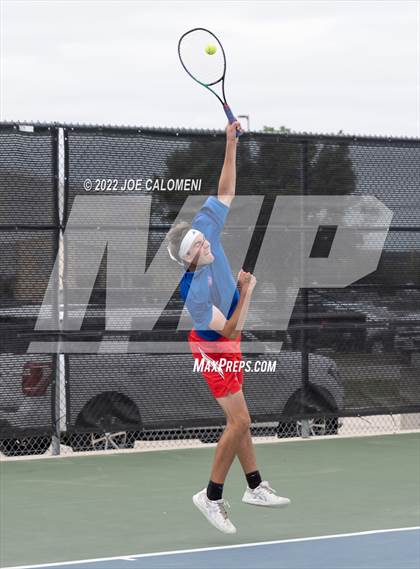 Thumbnail 1 in Westlake vs Plano West (UIL 6A Boys Doubles Tennis State Semifinal) photogallery.